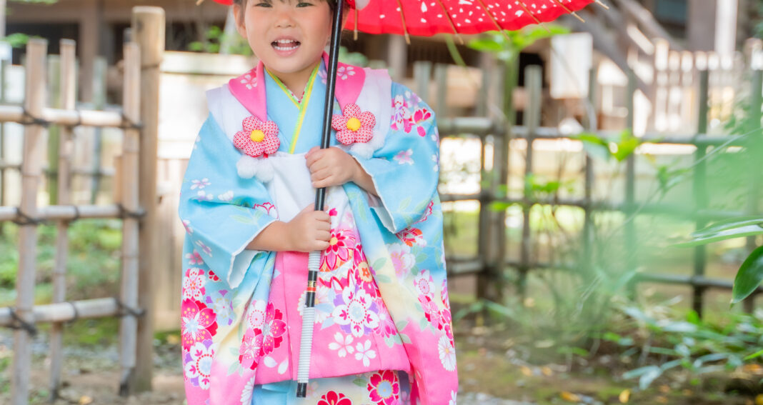 東京都内の神社で七五三撮影