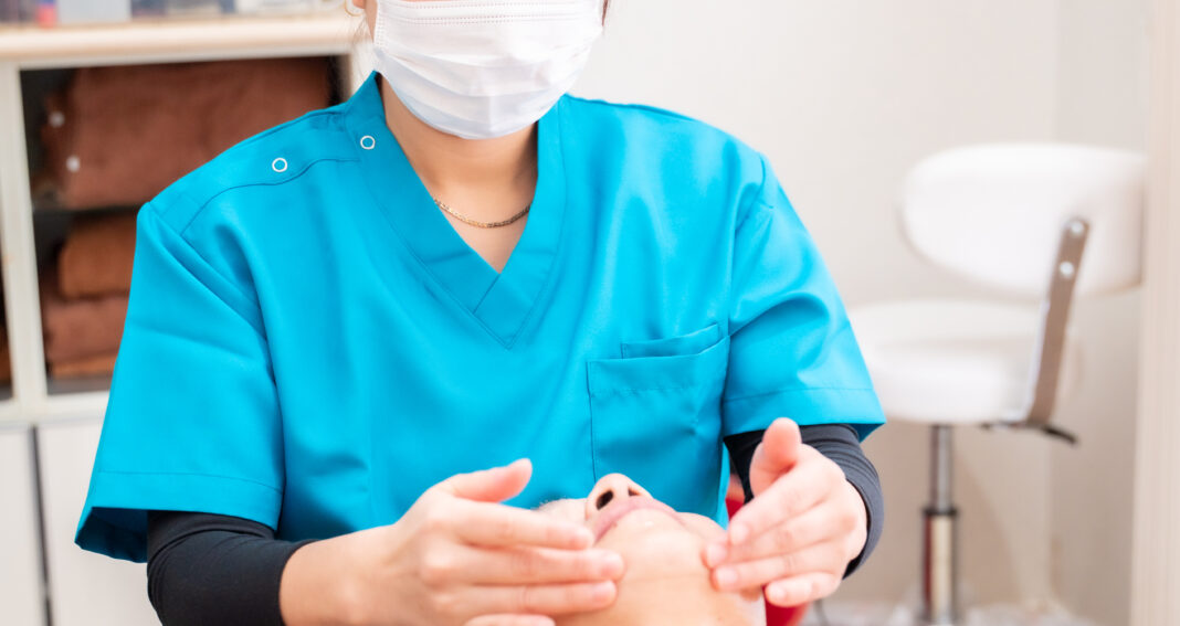 都内のエステサロンで写真と動画の撮影