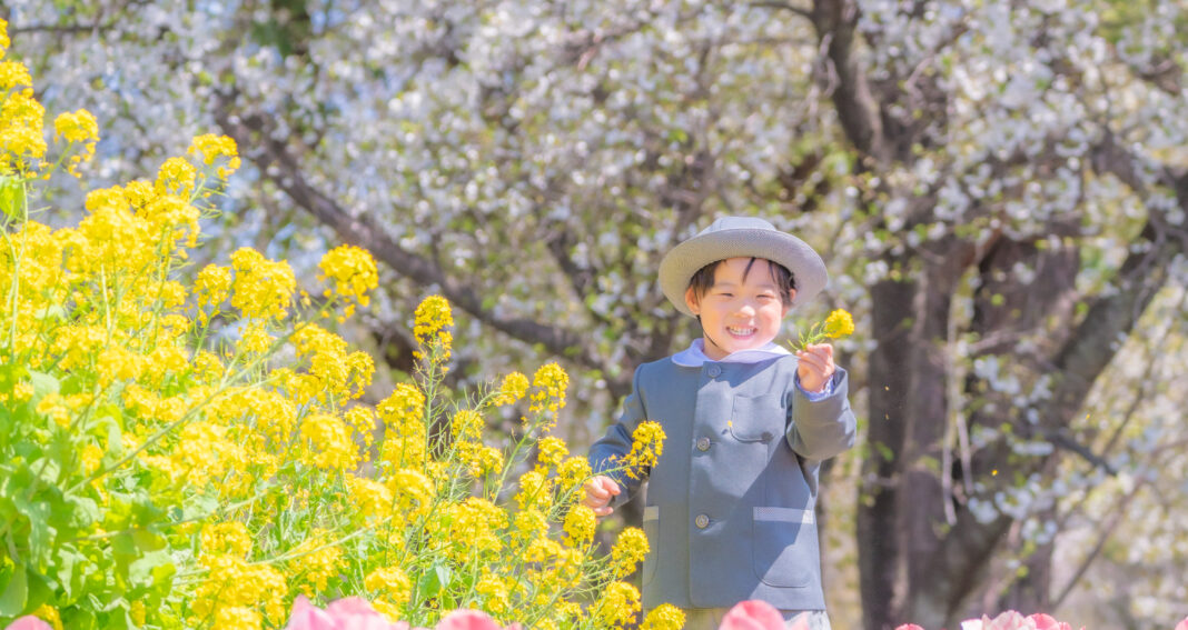 埼玉の公園で桜×制服