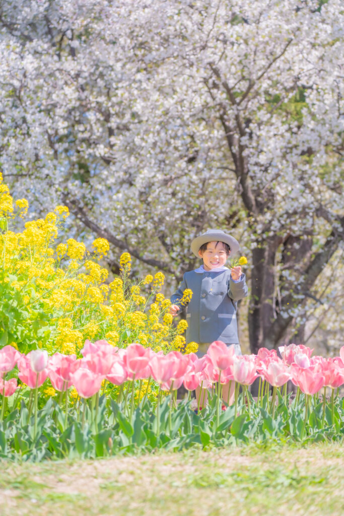 東京都内出張撮影/プロカメラマン日浦香織くまちゃんカメラ | kumachancamera　家族写真/プロフィール写真/マタニティフォト/ニューボーンフォト/七五三/お誕生日撮影 ママを主役にする写真撮影 | 埼玉の公園で桜×制服